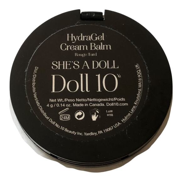 DOLL 10 Blush HydraGel Cream Balm She’s A Doll With Compact Mirror Rose Shade - Picture 6 of 11
